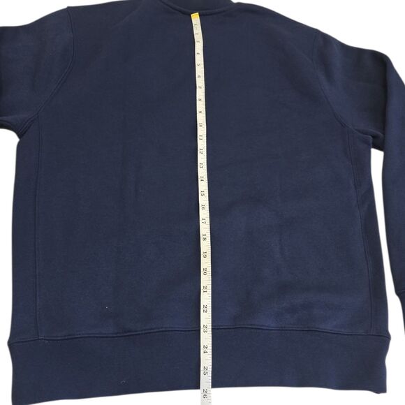 Nike Men's Club Fleece Crewneck Sweatshirt Navy Blue BV2662-410 Size Small NWT - Picture 12 of 12